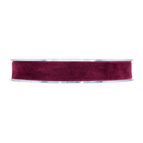 NASTRO MM15X7MT DOUBLE VELVET BORDEAUX